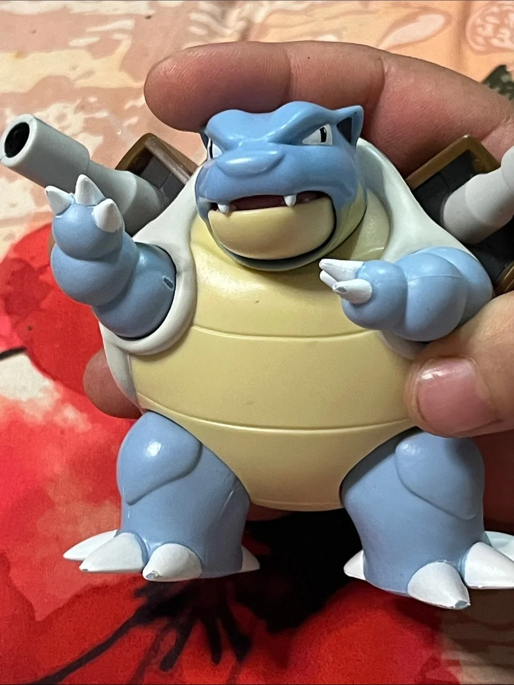 Pokemon Blastoise Figure - Light Blue, Cream, White, Brown